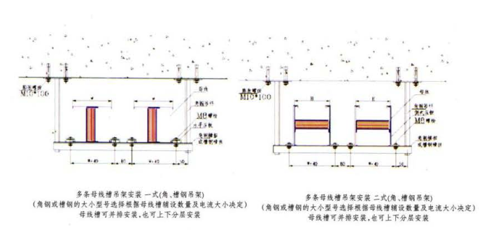 电缆桥架母线槽安装规则